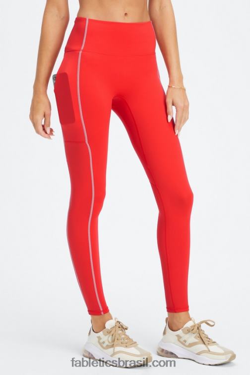 Fabletics cereja elétrico/cinza mineral 420HR1273 legging utilitária trinity motion365 hw mulheres