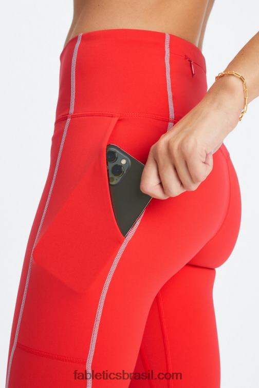 Fabletics cereja elétrico/cinza mineral 420HR1273 legging utilitária trinity motion365 hw mulheres