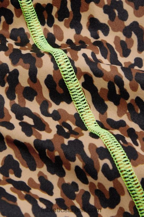 Fabletics cheetah ondulado/iluminador 420HR1014 definir legging powerhold ultra hw 7/8 mulheres