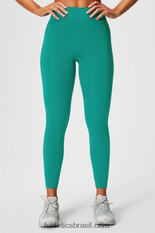 Fabletics cipreste profundo 420HR943 qualquer lugar motion365+ legging de cintura alta mulheres