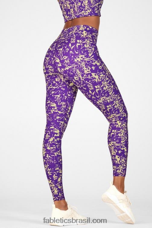 Fabletics desagregação floral 420HR1262 qualquer lugar motion365 legging cintura alta 86 mulheres