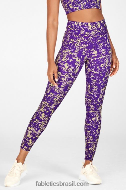 Fabletics desagregação floral 420HR1262 qualquer lugar motion365 legging cintura alta 86 mulheres