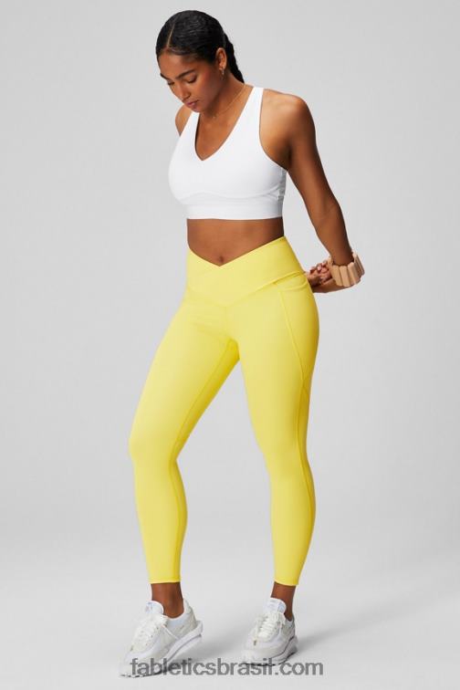 Fabletics dia ensolarado 420HR929 legging oasis pureluxe hw crossover 7/8 mulheres