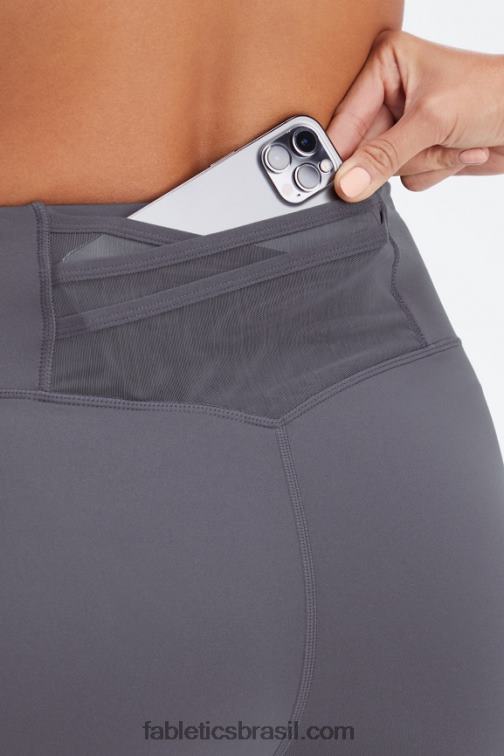 Fabletics estanho 420HR1104 trinity motion365 legging cintura alta 77 mulheres