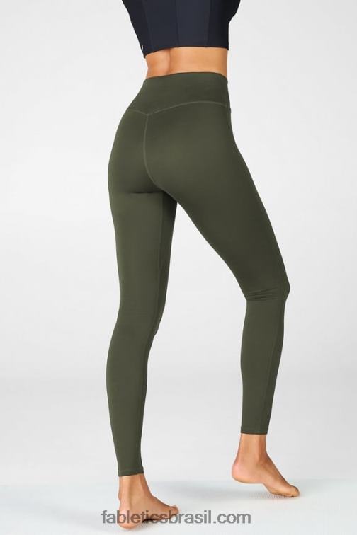 Fabletics exército 420HR1264 qualquer lugar motion365 legging cintura alta 87 mulheres