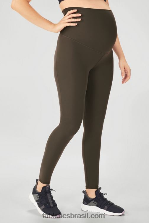 Fabletics exército 420HR1322 legging gestante cintura alta pureluxe mulheres