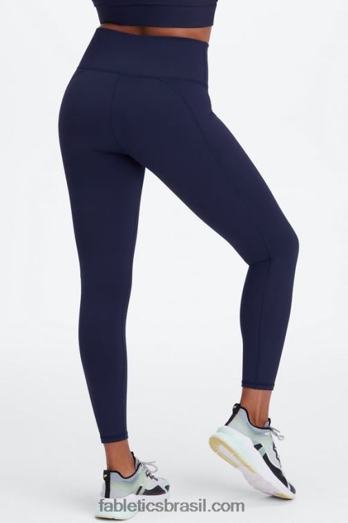 Fabletics explosão de cereja/damasco fresco 420HR675 define powerhold cintura alta 7/8 legging 26 mulheres