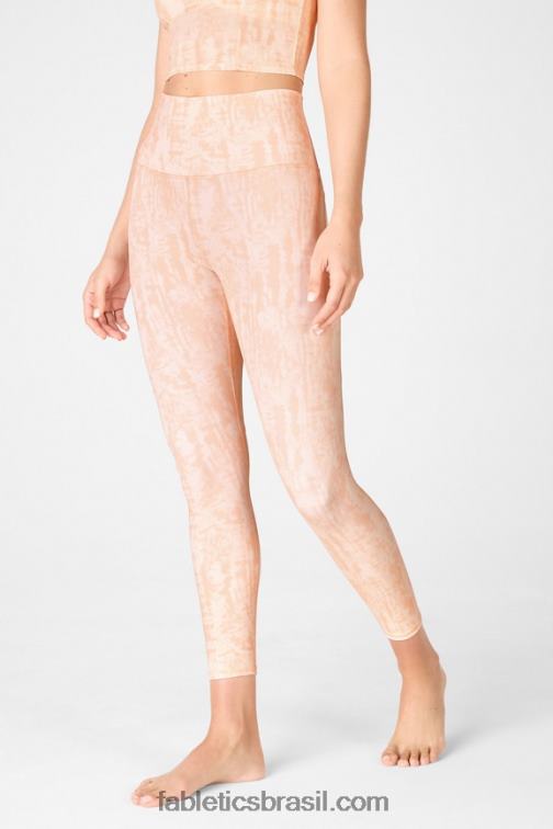 Fabletics faixa de shibori 420HR890 legging cintura alta pureluxe ultra 7/8 67 mulheres