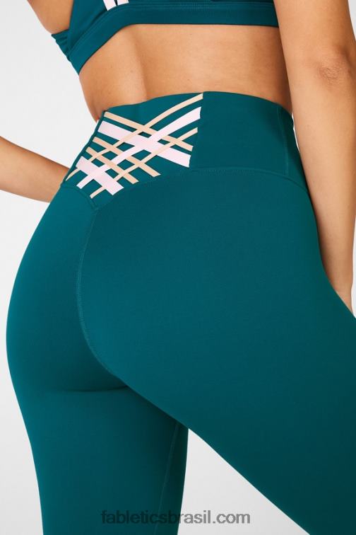 Fabletics fiorde/multi 420HR866 boost powerhold cintura alta 7/8 legging 63 mulheres