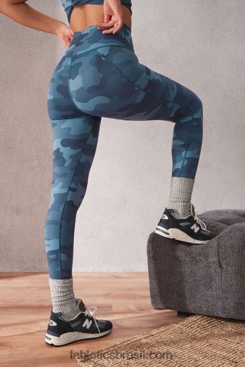 Fabletics fuga da ilha / clube atlético 420HR669 define powerhold cintura alta 7/8 legging 25 mulheres
