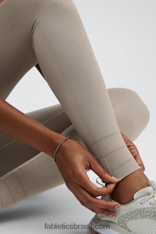 Fabletics fumaça/opala 420HR1176 Legging cintura alta em malha esculpida mulheres