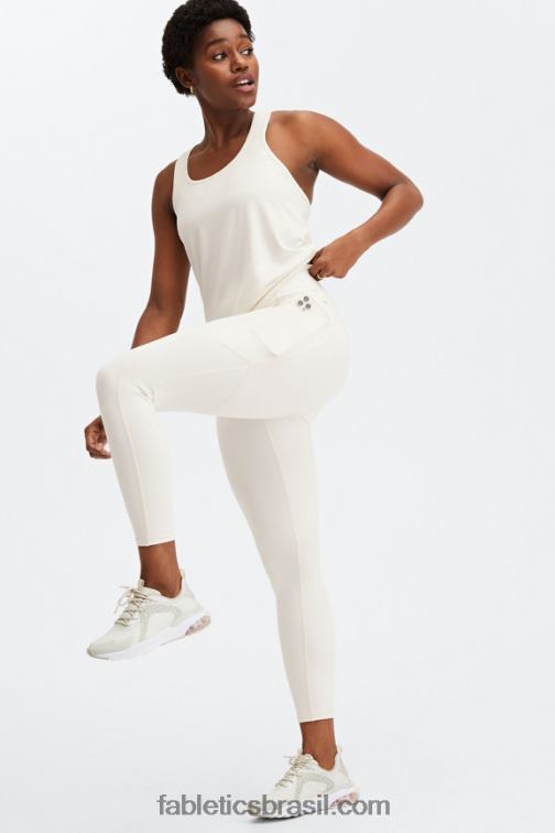 Fabletics garça 420HR813 legging oasis pureluxe cintura alta 7/8 54 mulheres