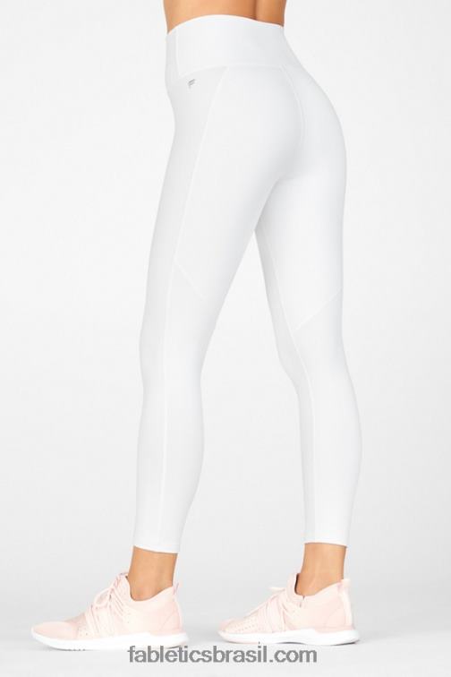 Fabletics garça/lima desbotada 420HR731 define powerhold cintura alta 7/8 legging 37 mulheres