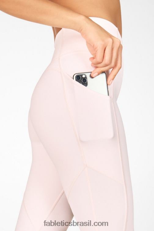 Fabletics geada rosa 420HR919 legging cintura alta oasis pureluxe 71 mulheres