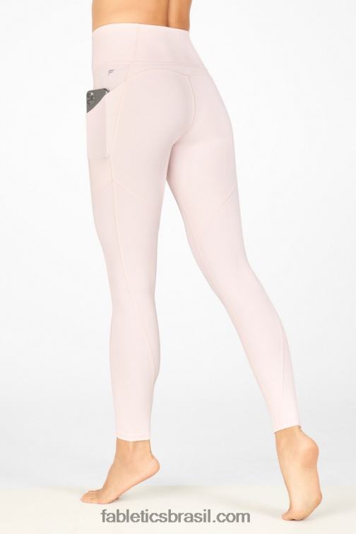 Fabletics geada rosa 420HR919 legging cintura alta oasis pureluxe 71 mulheres
