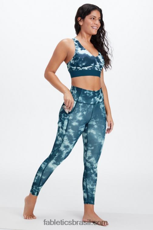 Fabletics gruta magma 420HR806 legging oasis pureluxe cintura alta 7/8 52 mulheres
