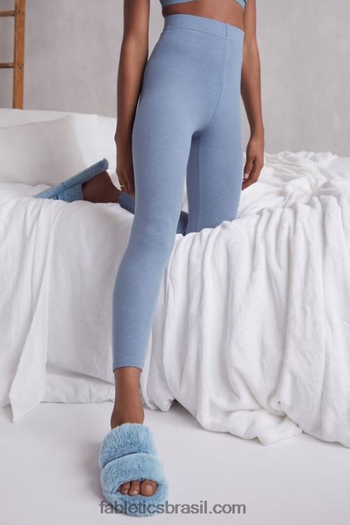 Fabletics jeans desbotado 420HR1068 Legging 7/8 cintura ultra alta restoreknit mulheres