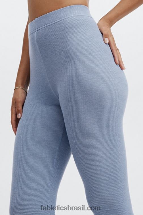 Fabletics jeans desbotado 420HR1068 Legging 7/8 cintura ultra alta restoreknit mulheres