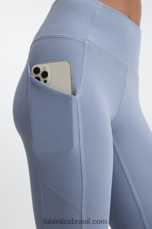 Fabletics jeans desbotado 420HR1140 legging cintura alta twist 7/8 oasis pureluxe mulheres