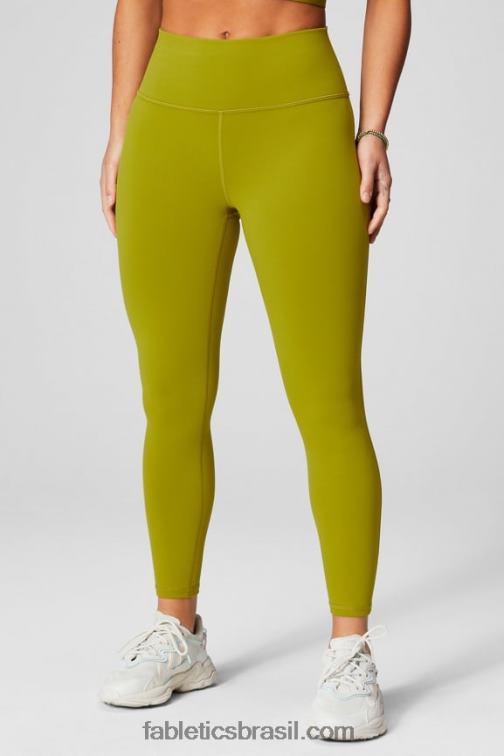 Fabletics knockout cinza mineral/preto 420HR652 define powerhold cintura alta 7/8 legging 21 mulheres