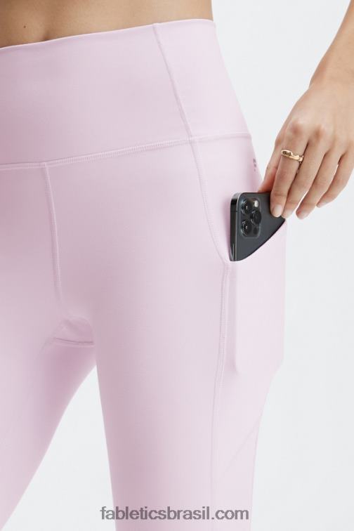 Fabletics lavanda gelada 420HR814 legging oasis pureluxe cintura alta 7/8 54 mulheres
