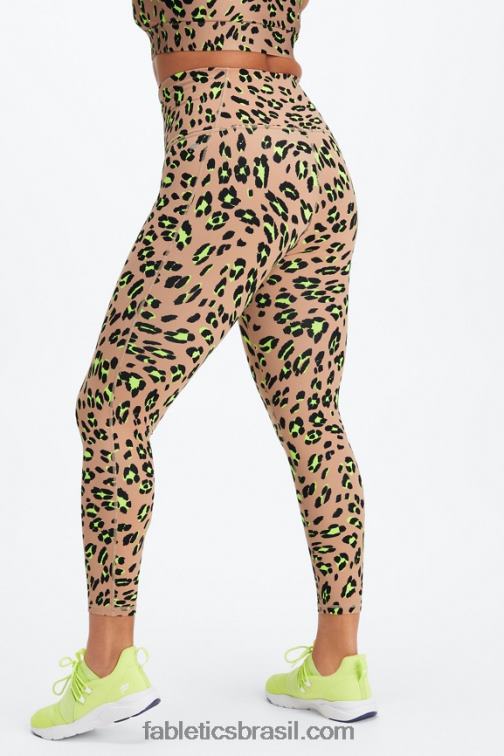 Fabletics leão ondulado do deserto 420HR1015 definir legging powerhold ultra hw 7/8 mulheres