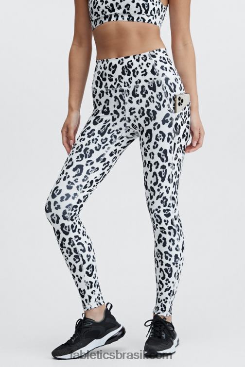 Fabletics leopardo da neve 420HR1182 legging cintura alta oasis pureluxe 83 mulheres