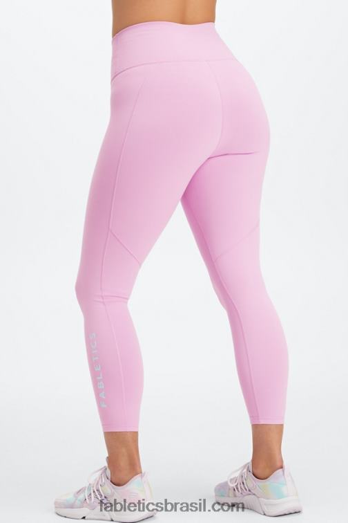 Fabletics lilás enevoado 420HR678 define powerhold cintura alta 7/8 legging 27 mulheres
