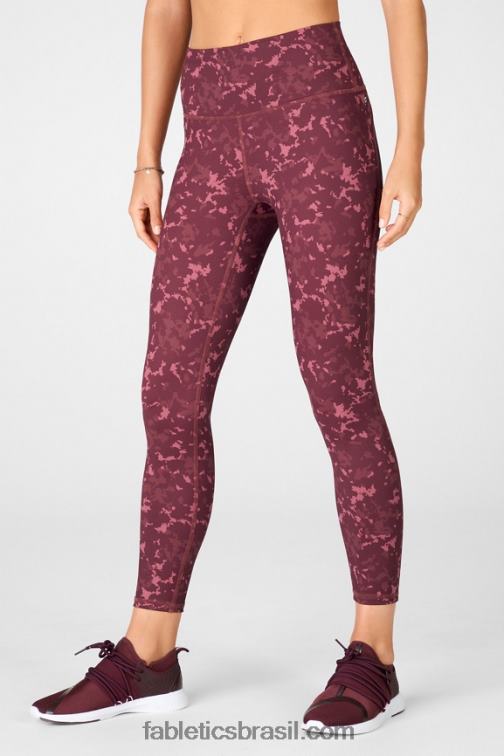 Fabletics logótipo da casca de garça/salgueiro 420HR725 define powerhold cintura alta 7/8 legging 36 mulheres