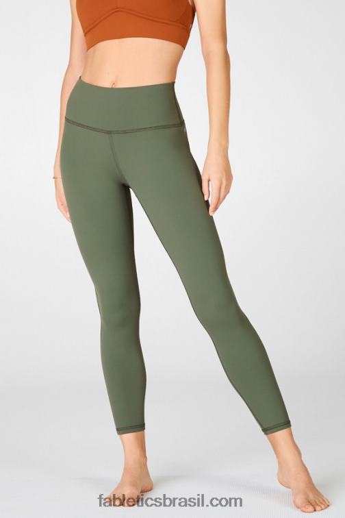 Fabletics logo ultravioleta/salgueiro/garça 420HR723 define powerhold cintura alta 7/8 legging 36 mulheres