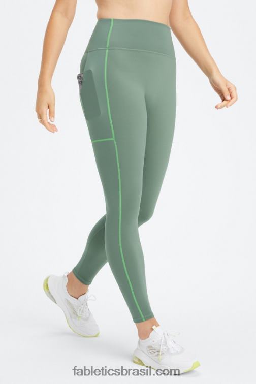 Fabletics maçã verde/azeda fumada 420HR1089 legging utilitária trinity motion365+ hw mulheres