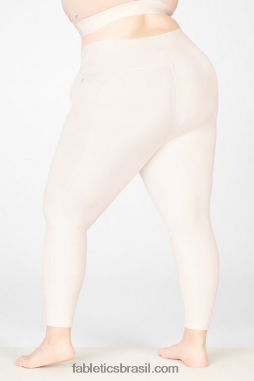 Fabletics marfim perolado 420HR1174 legging 7/8 iridescente de cintura alta pureluxe mulheres