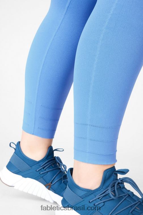 Fabletics marina 420HR1221 Legging de comprimento personalizado de cintura alta em malha esculpida mulheres