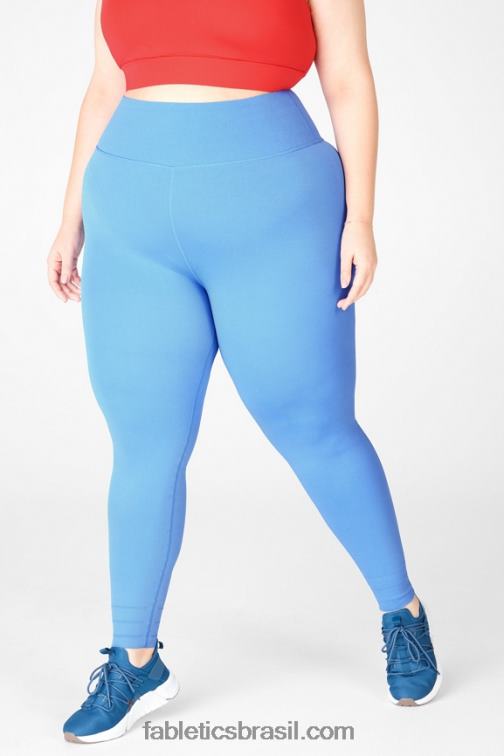Fabletics marina 420HR1221 Legging de comprimento personalizado de cintura alta em malha esculpida mulheres