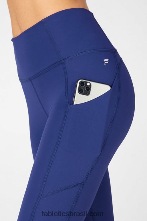 Fabletics marinha 420HR921 legging cintura alta oasis pureluxe 72 mulheres