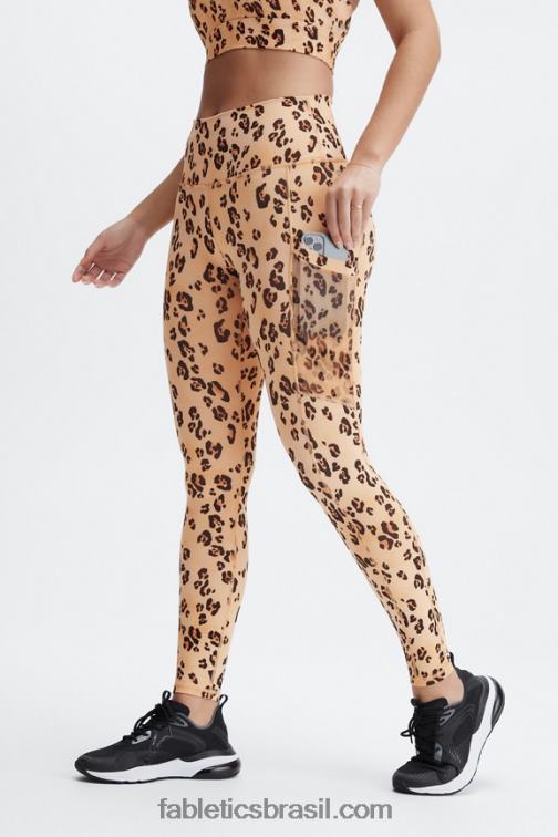Fabletics marinho profundo/multi spraydiente 420HR753 legging cintura alta powerhold on-the-go 42 mulheres