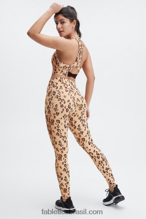 Fabletics marinho profundo/multi spraydiente 420HR753 legging cintura alta powerhold on-the-go 42 mulheres