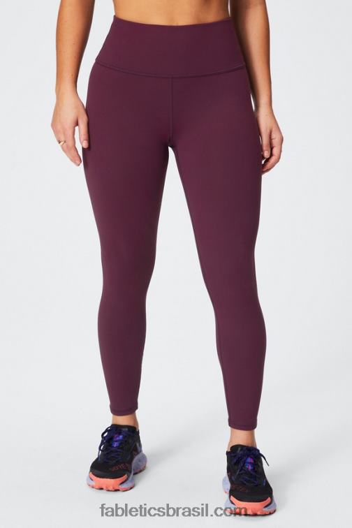 Fabletics merlot/multi 420HR662 define powerhold cintura alta 7/8 legging 23 mulheres