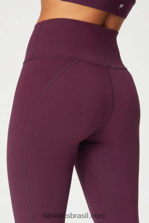 Fabletics merlot/multi 420HR662 define powerhold cintura alta 7/8 legging 23 mulheres
