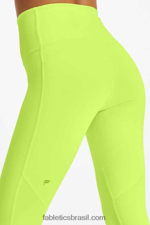 Fabletics néon 420HR882 legging cintura alta pureluxe ultra 7/8 66 mulheres