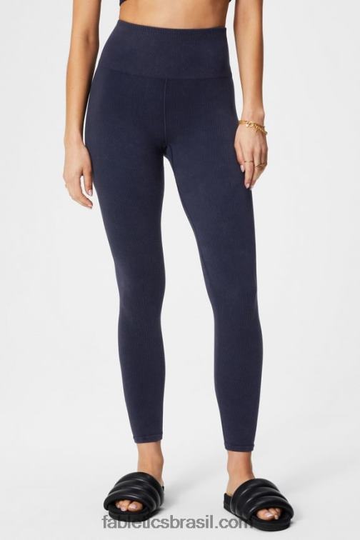Fabletics índigo escuro 420HR830 legging de cintura alta sem costura em nuvem mulheres