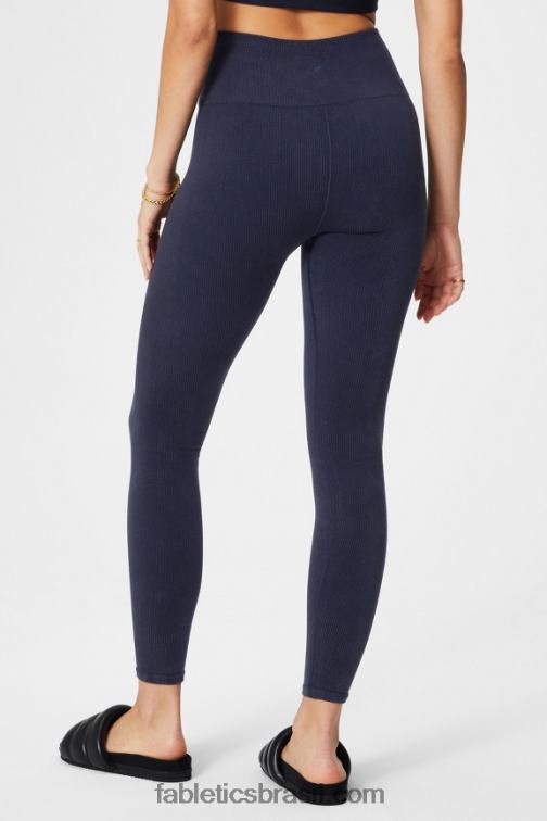 Fabletics índigo escuro 420HR830 legging de cintura alta sem costura em nuvem mulheres