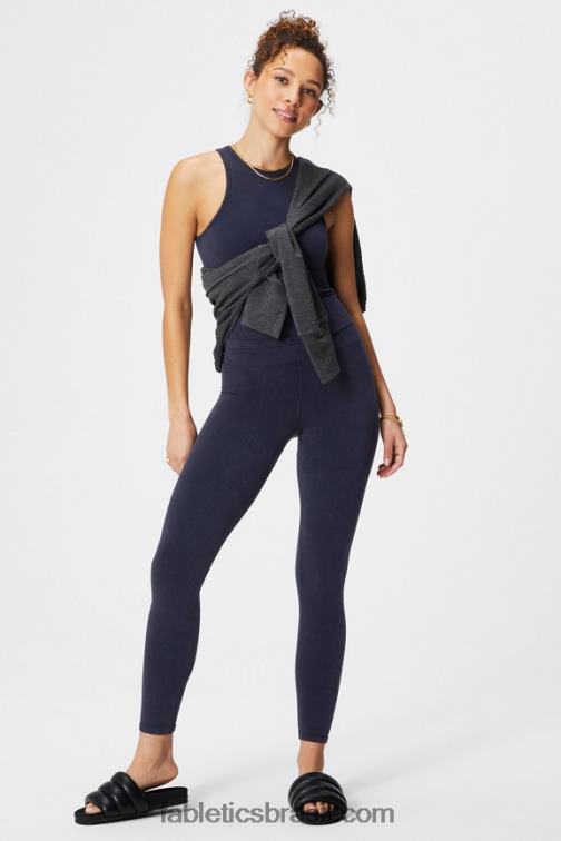 Fabletics índigo escuro 420HR830 legging de cintura alta sem costura em nuvem mulheres