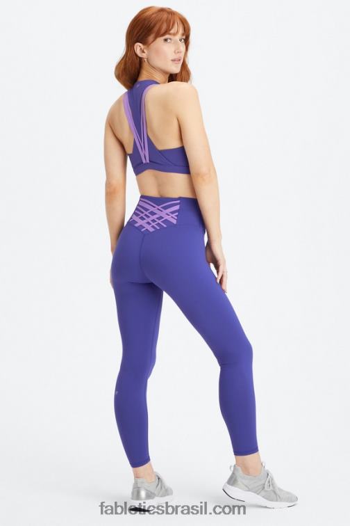 Fabletics índigo/ultravioleta 420HR838 legging cintura alta boost powerhold 7/8 57 mulheres