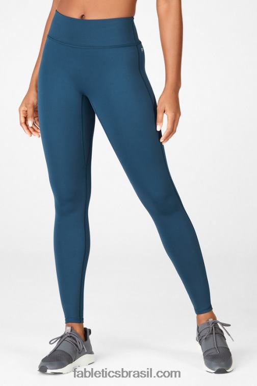 Fabletics nova azul 420HR1115 trinity motion365 legging cintura alta 79 mulheres