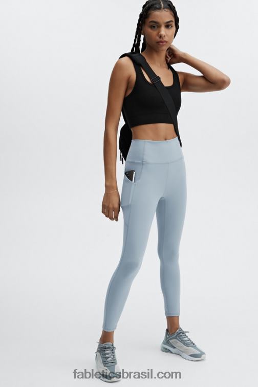 Fabletics nuvem de chuva 420HR821 legging oasis pureluxe cintura alta 7/8 55 mulheres