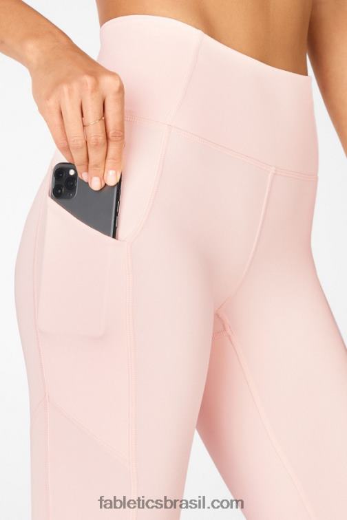 Fabletics nuvem rosa 420HR815 legging oasis pureluxe cintura alta 7/8 54 mulheres