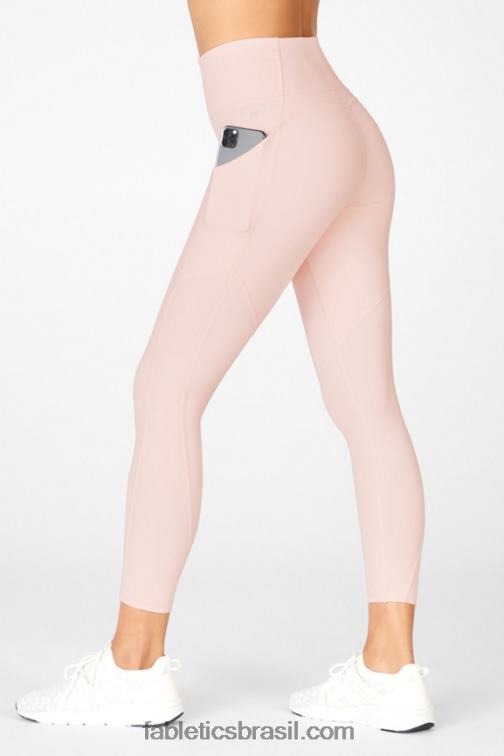 Fabletics nuvem rosa 420HR815 legging oasis pureluxe cintura alta 7/8 54 mulheres