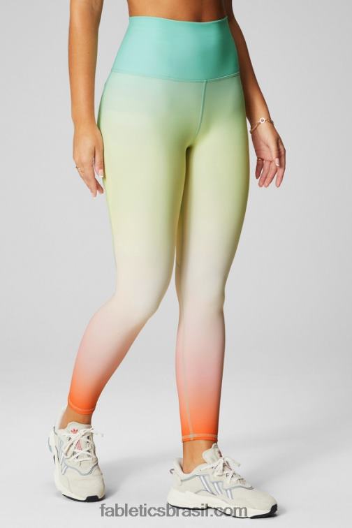 Fabletics ombre o dia todo 420HR873 legging cintura alta pureluxe ultra 7/8 64 mulheres
