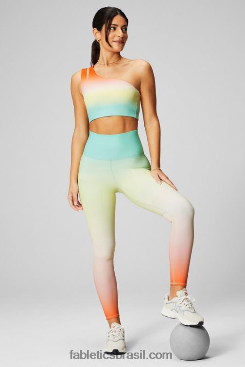 Fabletics ombre o dia todo 420HR873 legging cintura alta pureluxe ultra 7/8 64 mulheres